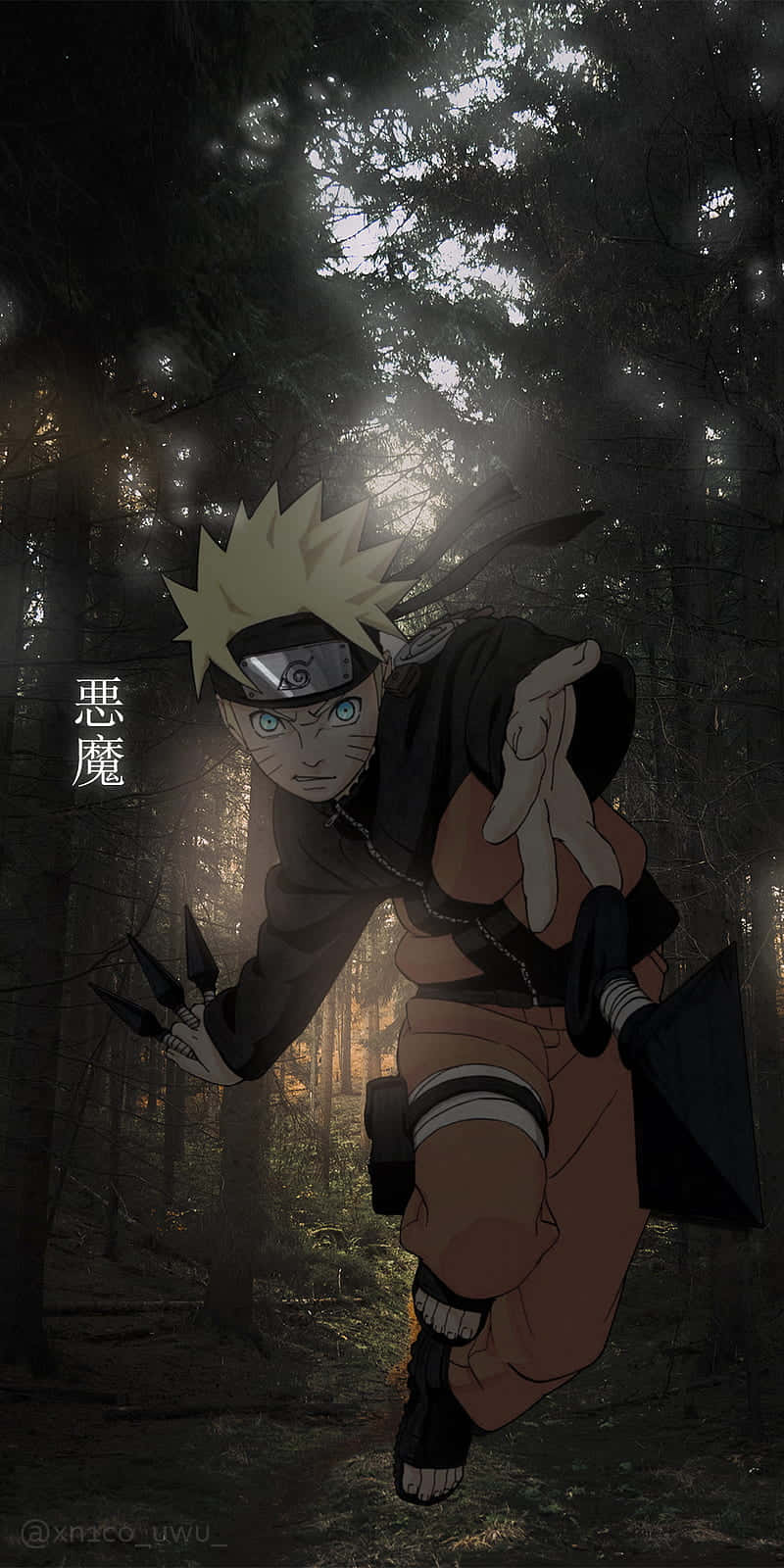 Kunai Vũ Khí Của Naruto Điện Thoại Thẩm Mỹ Hình nền