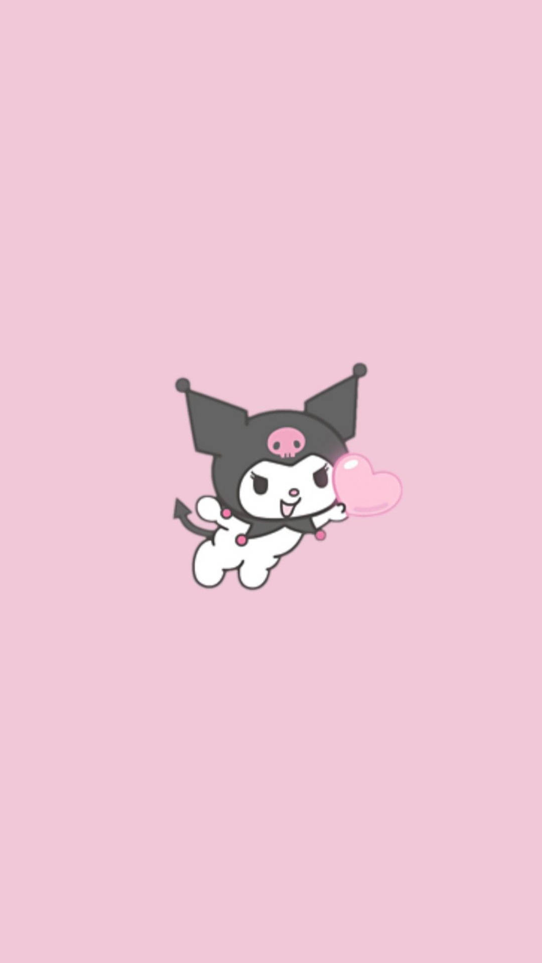 My Melody Kuromi Cầm Một Trái Tim