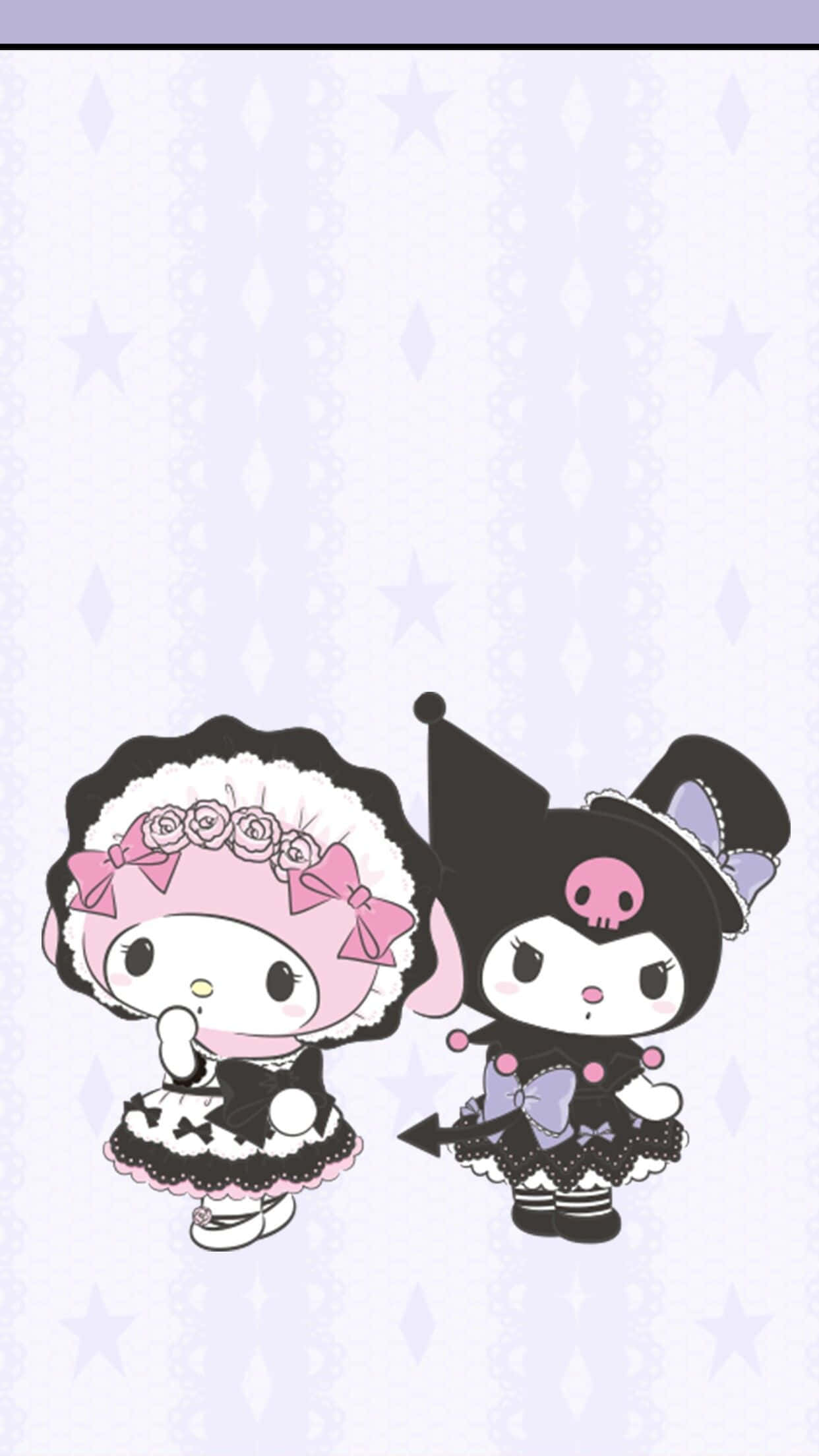 Kuromi iPhone My Melody Hầu Gái Hình nền