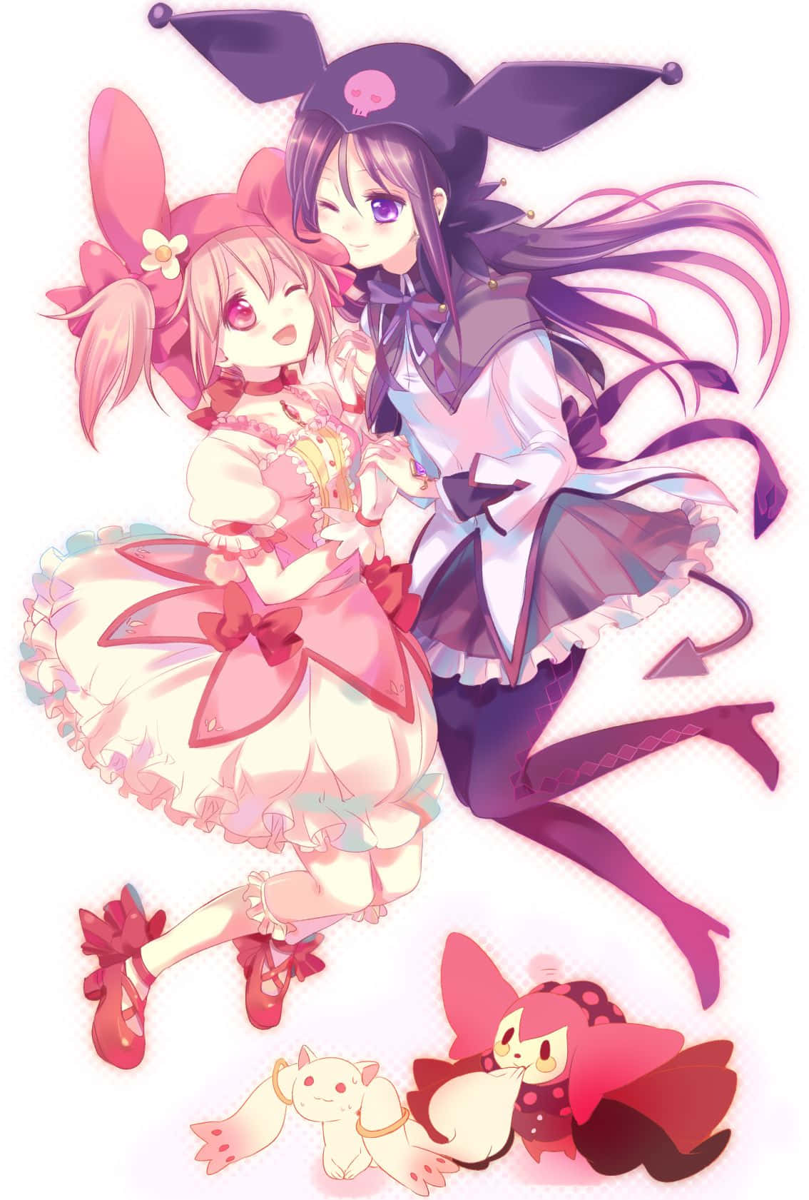 Kuromi và My Melody bạn thân mãi mãi Hình nền