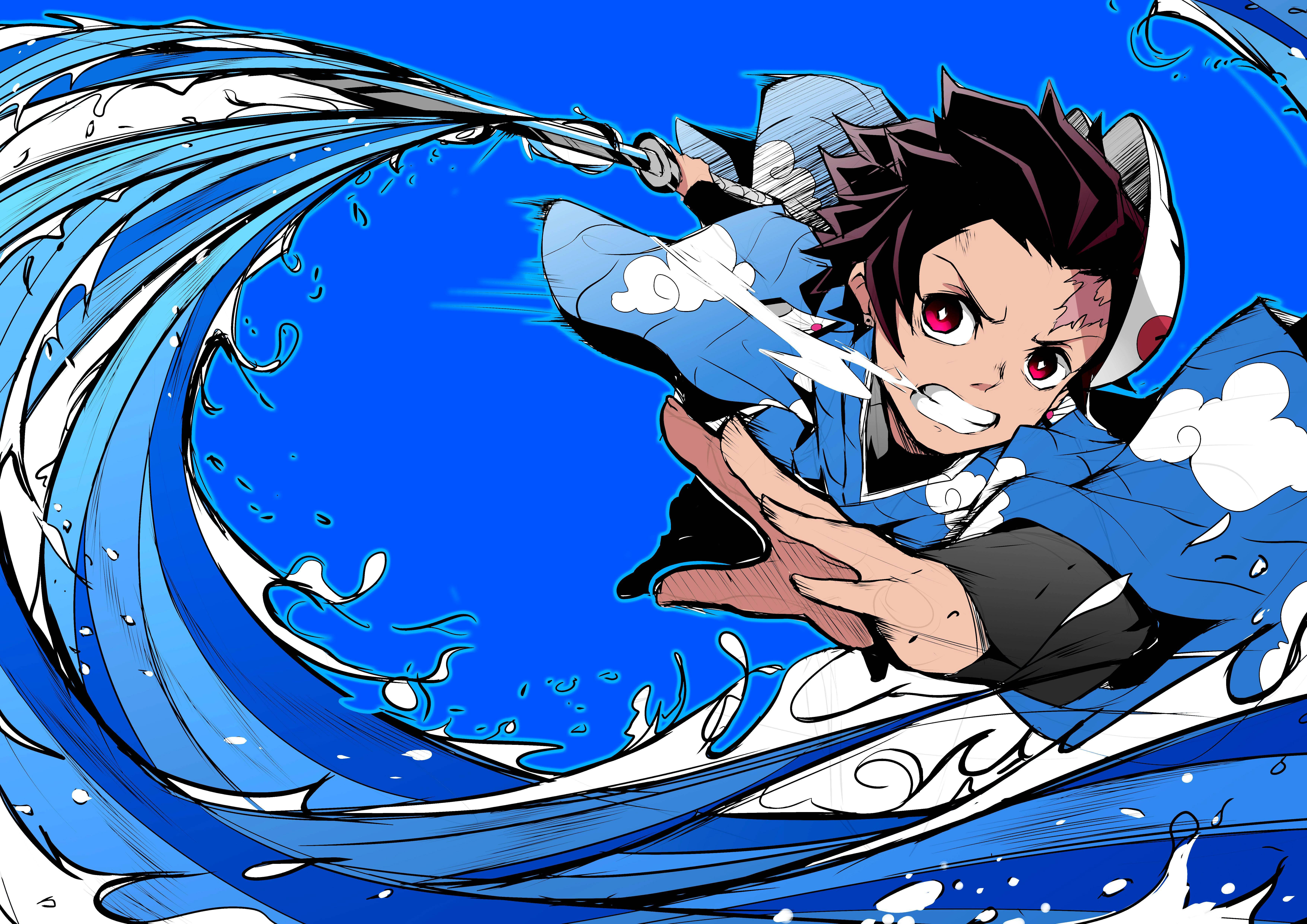 Kỹ thuật thở của Tanjiro trong Demon Slayer Hình nền