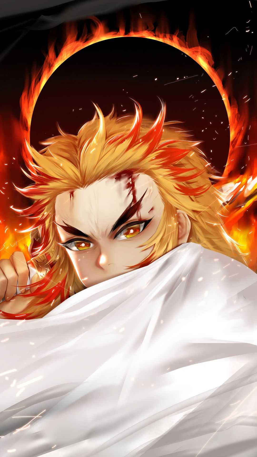 Kyojuro Rengoku Thanh Gươm Diệt Quỷ iPhone Hình nền