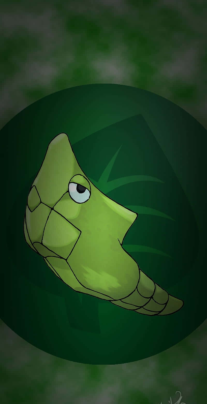 Lá Xanh Với Điện Thoại Metapod Hình nền