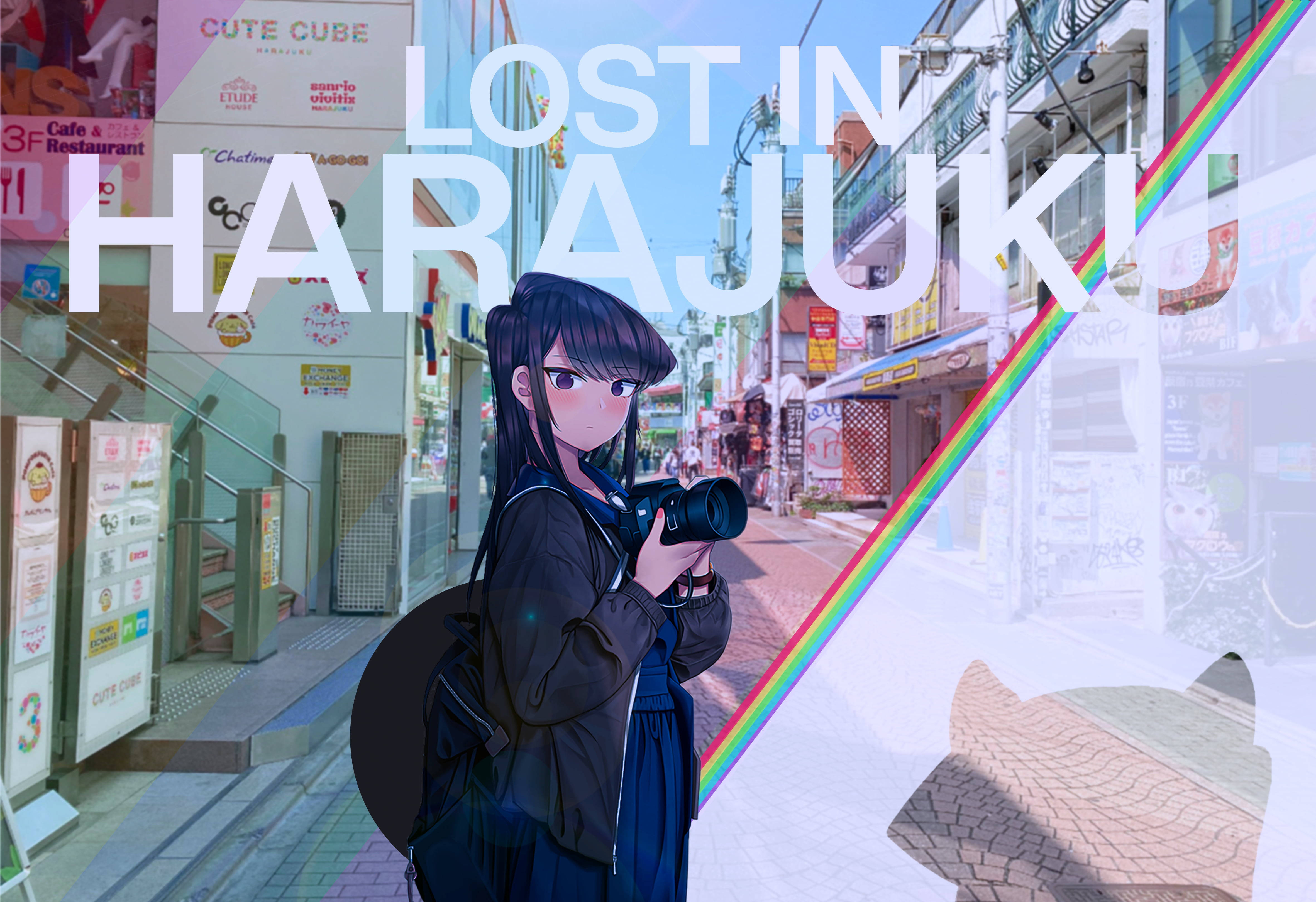 Lạc Ở Harajuku Tokyo Nhật Bản Cô Gái Hình nền