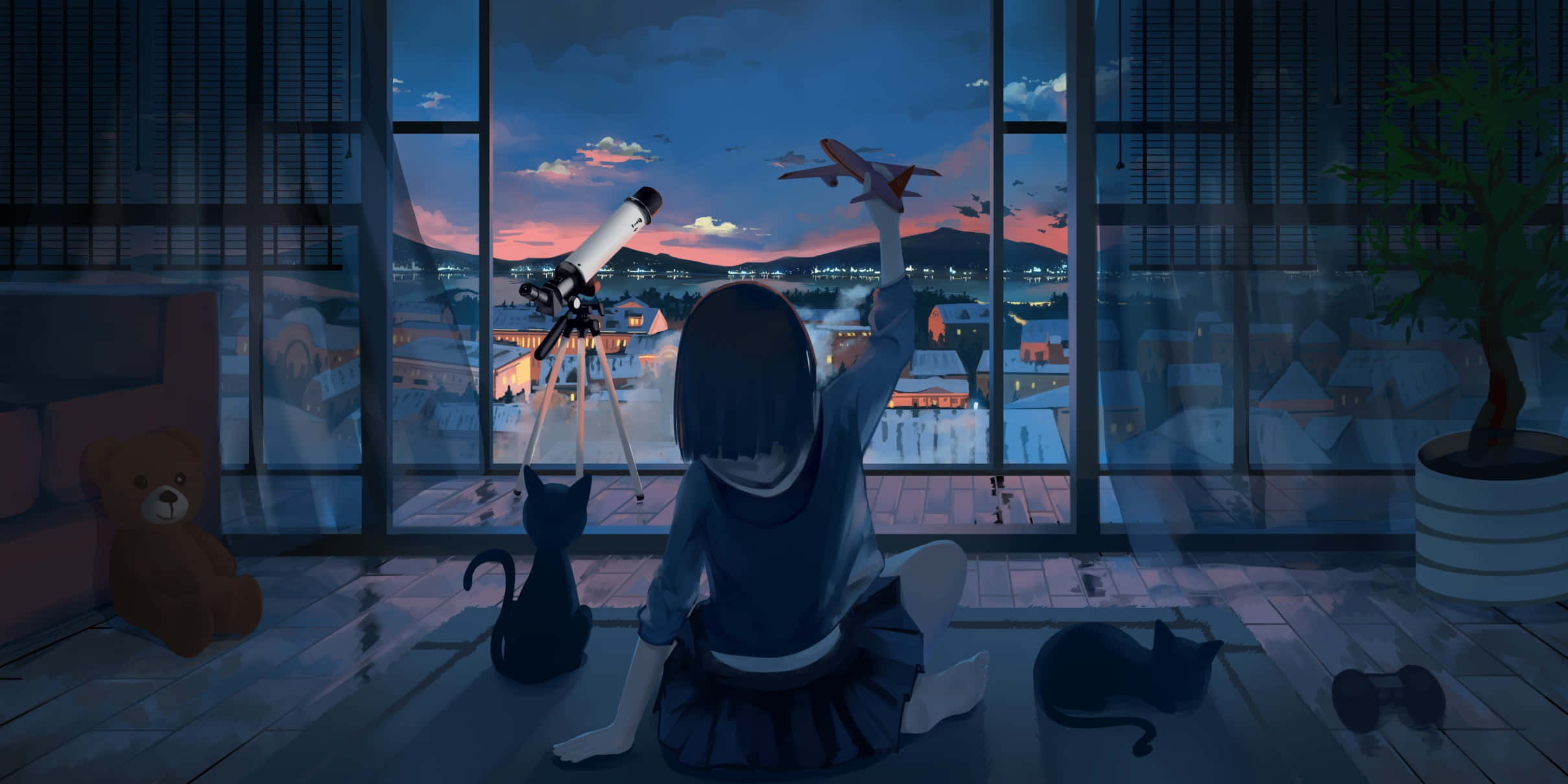 Lạc Vào Thế Giới Anime U Tối Và Bí Ẩn Hình nền