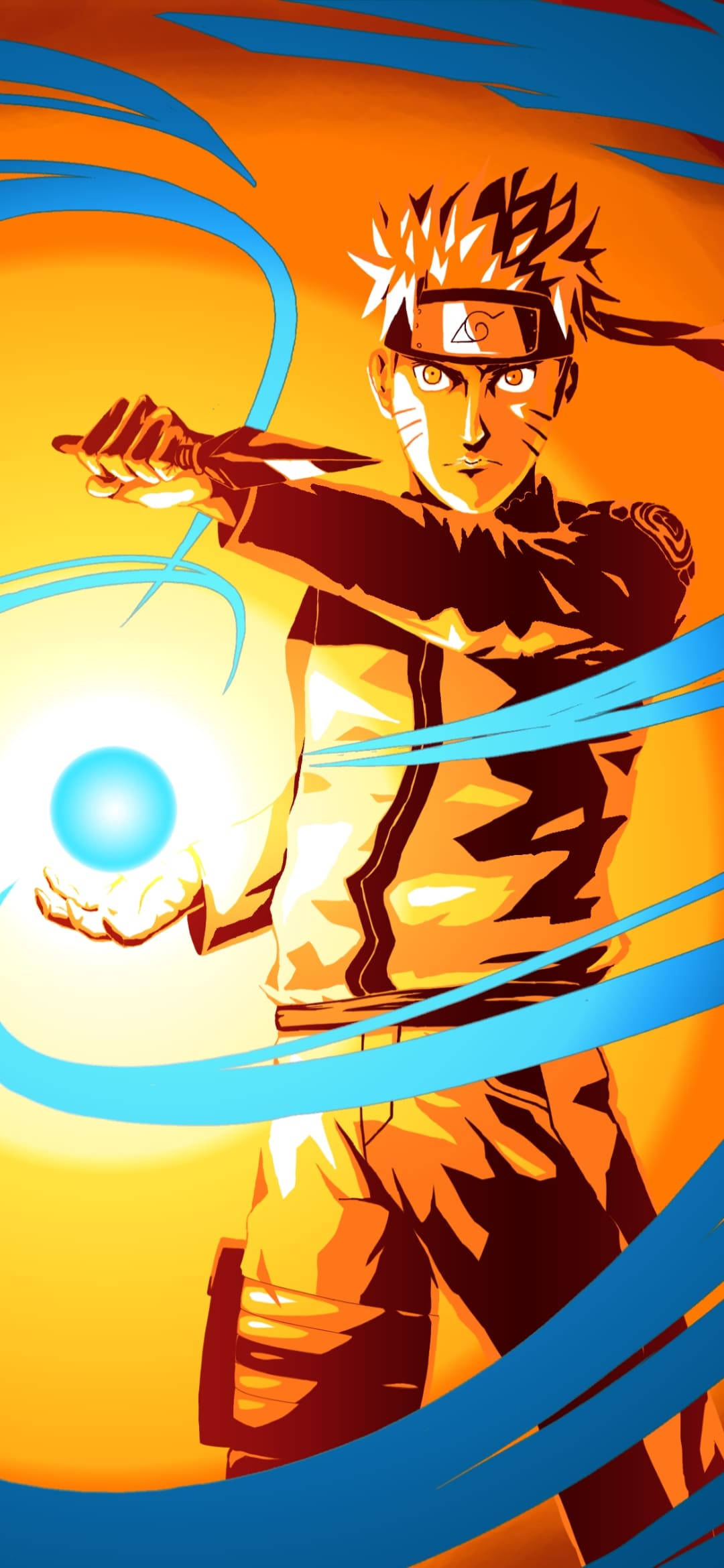 Làm bừng sáng ngày mới với Naruto vàng Hình nền
