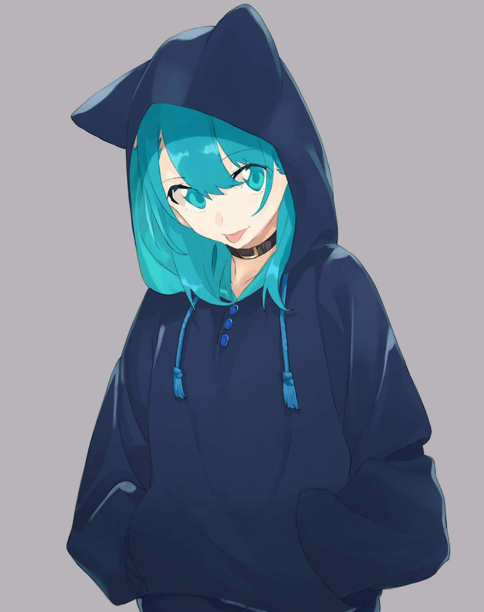 Làm mới tủ đồ thường ngày với áo hoodie anime girl phong cách này! Hình nền