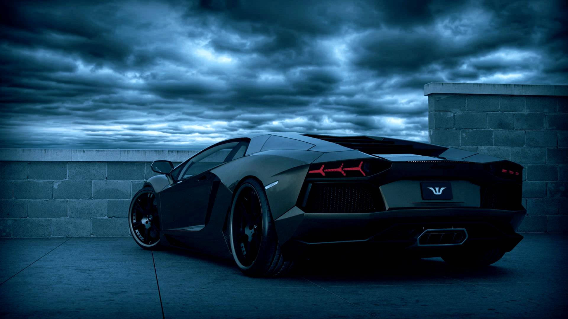 Lamborghini Xanh Đen Hình nền