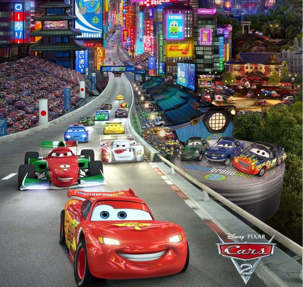 Lightning McQueen và Mater tái ngộ trong Vòng quanh thế giới của Disney Pixar Hình nền