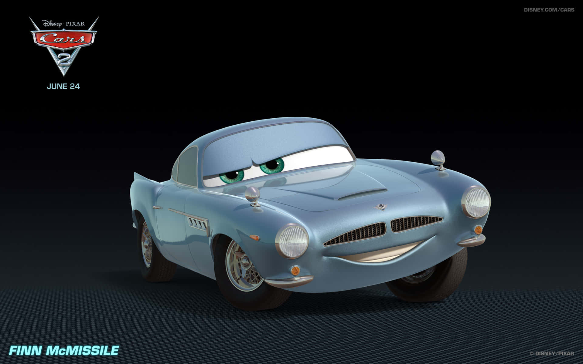 Lightning McQueen đua với Francesco Bernoulli trong Vượt qua đèn giao thông 2 Hình nền