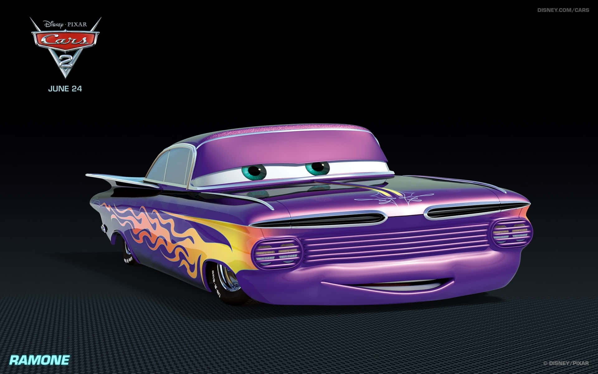 Lightning McQueen và Mater ngắm nhìn London Hình nền