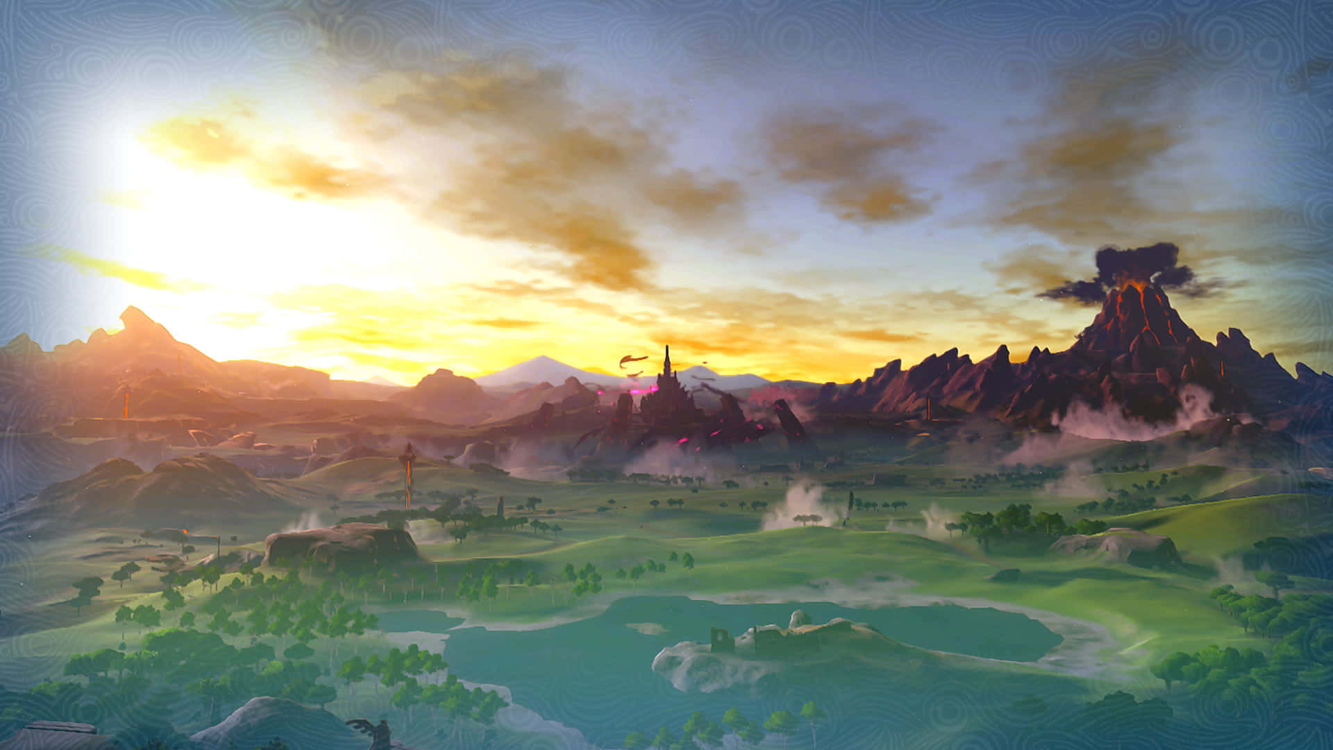 Link bắt đầu hành trình thay đổi cuộc đời trong Huyền thoại Zelda Hình nền