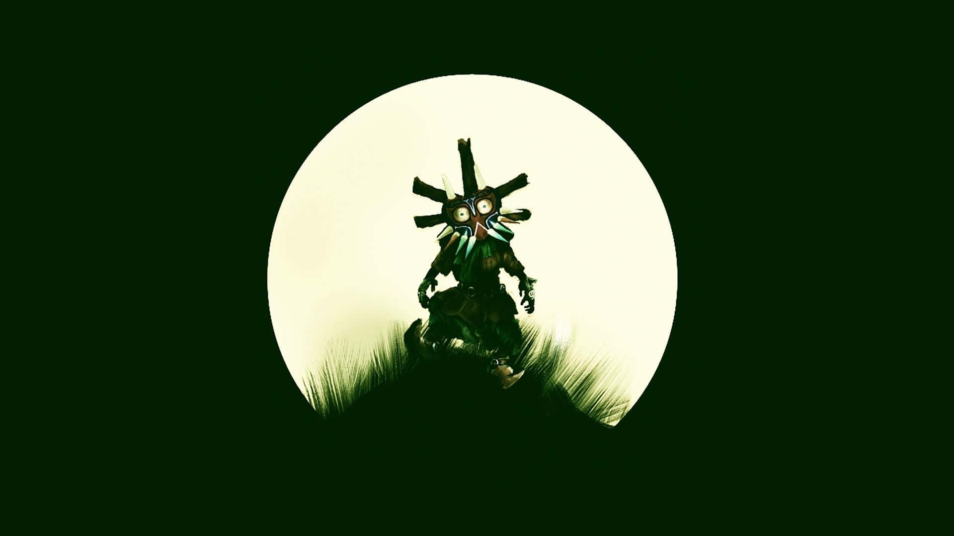 Link đồng hành cùng cuộc phiêu lưu huyền thoại tìm kiếm Triforce trong The Legend of Zelda Hình nền