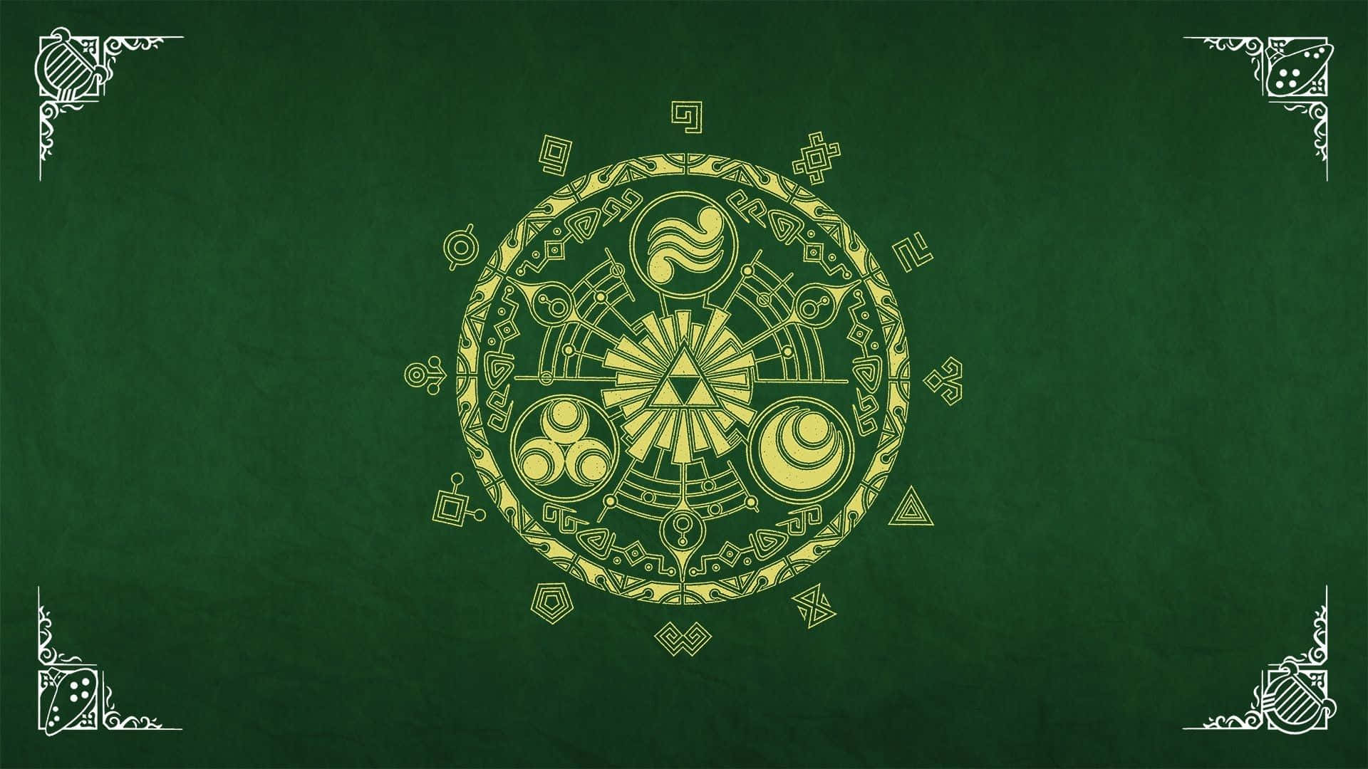 Link sẵn sàng đối mặt với kẻ thù trong thế giới The Legend Of Zelda Hình nền