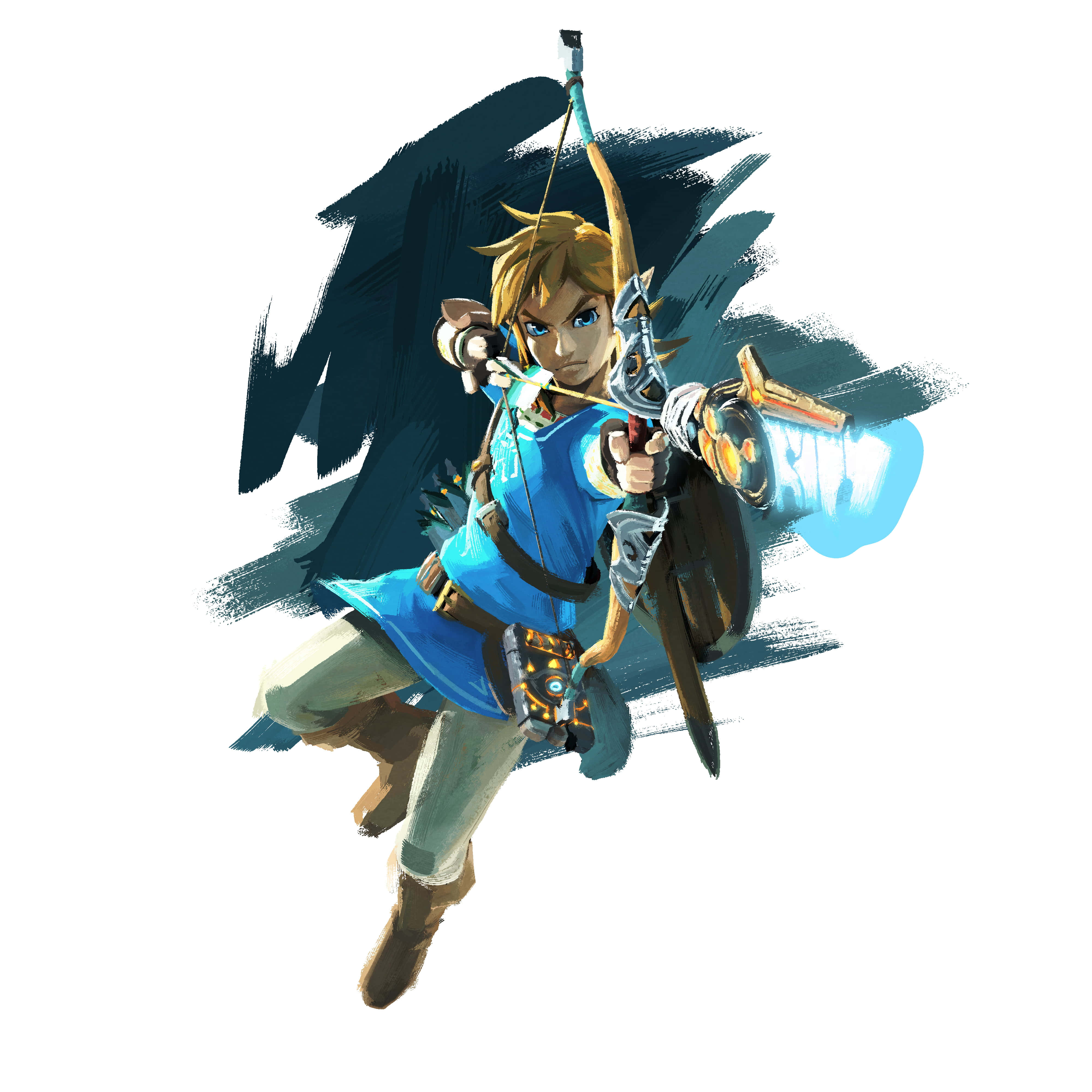 Link và Công chúa Zelda chiến đấu với lòng dũng cảm và sức mạnh Hình nền