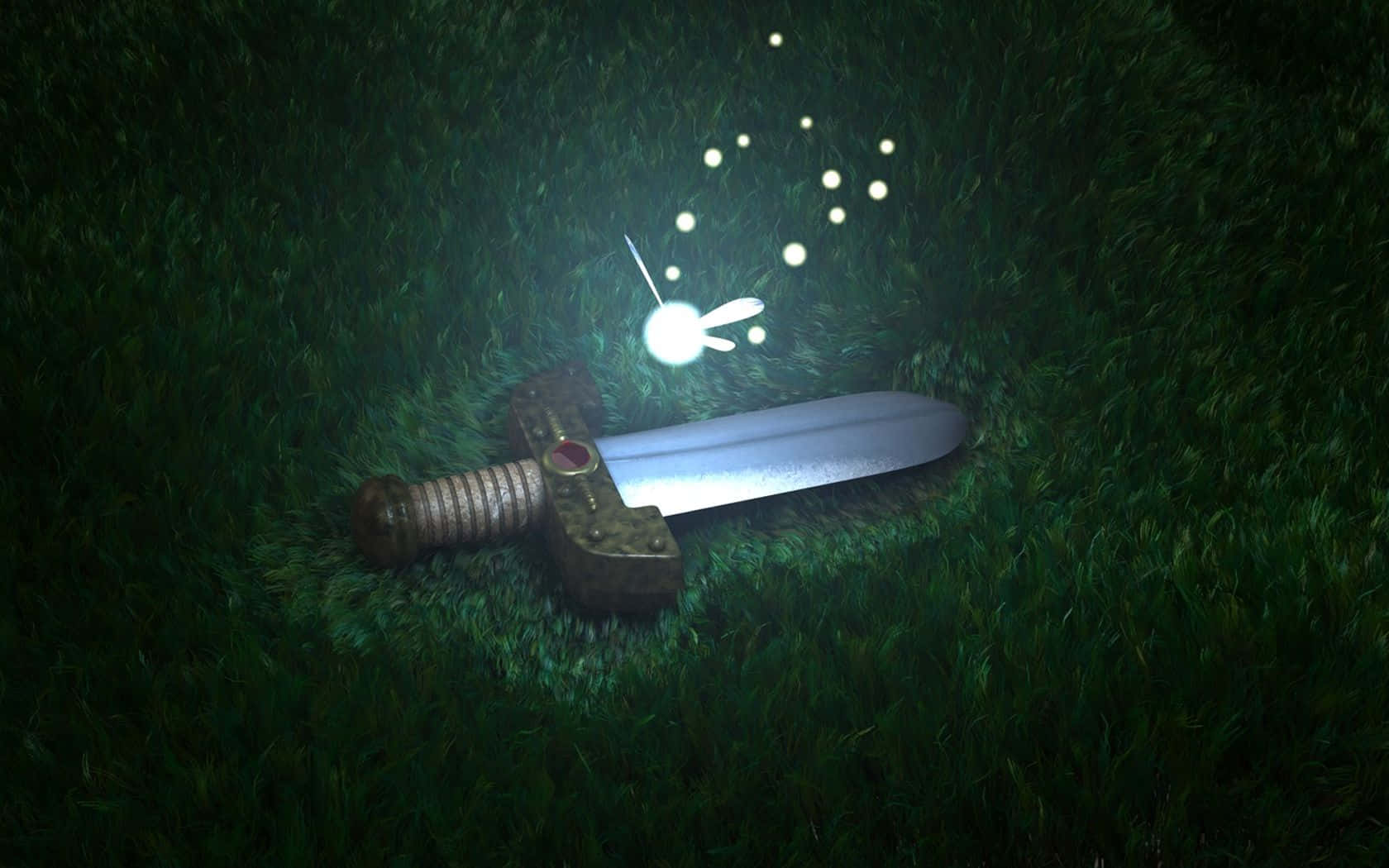 Link và Triforce huyền thoại từ The Legend of Zelda Hình nền