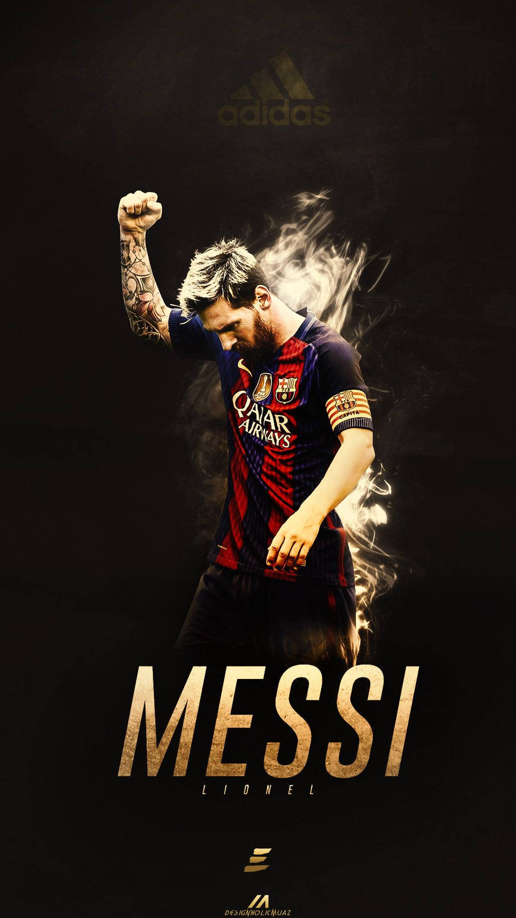 Lionel Messi ăn mừng sau khi ghi bàn. Hình nền
