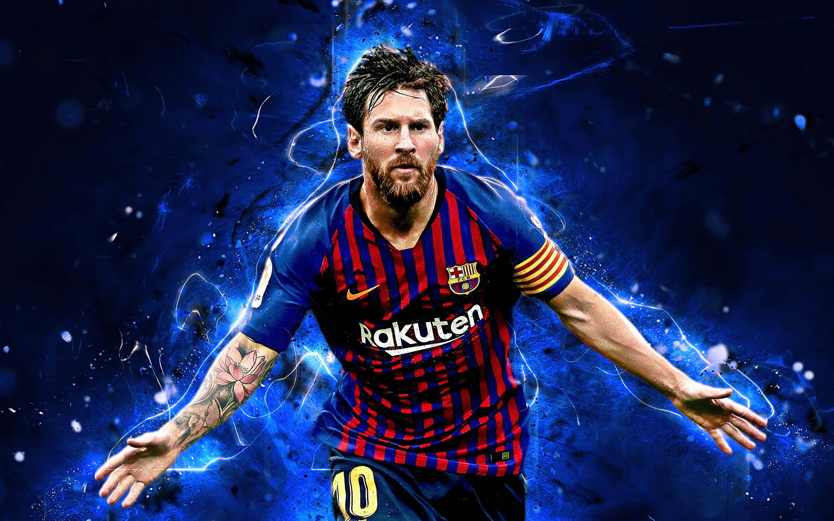 Lionel Messi, người từng 5 lần giành giải Ballon d'Or Hình nền