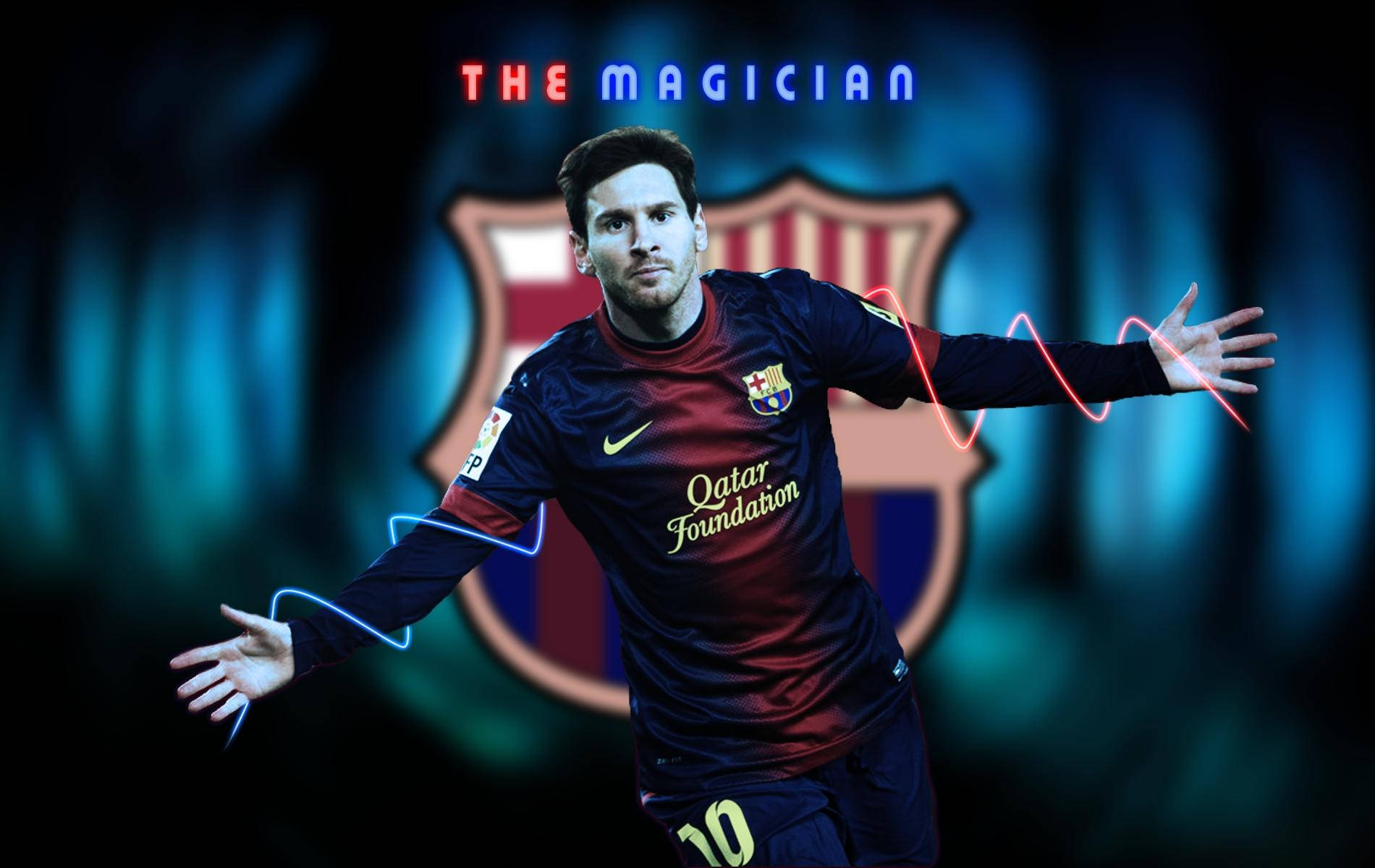 Lionel Messi, Phù thủy Hình nền