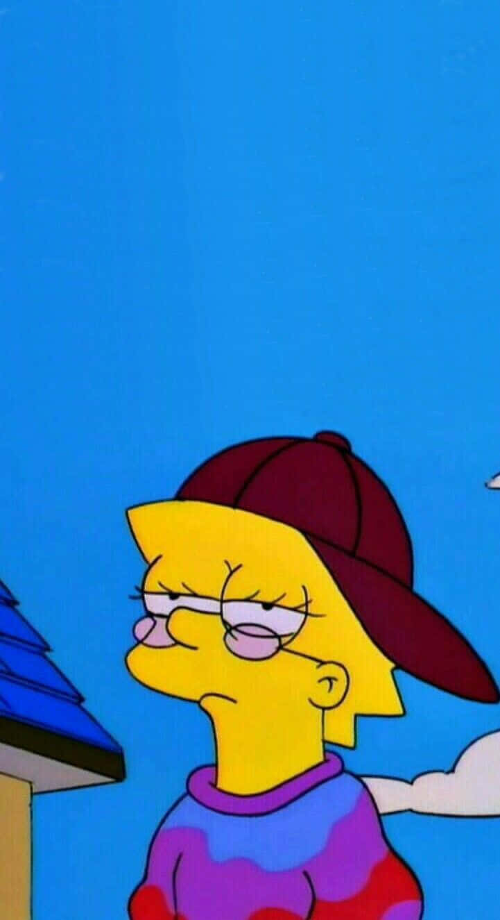 Lisa Simpson Phong Cách Thẩm Mỹ Hình nền