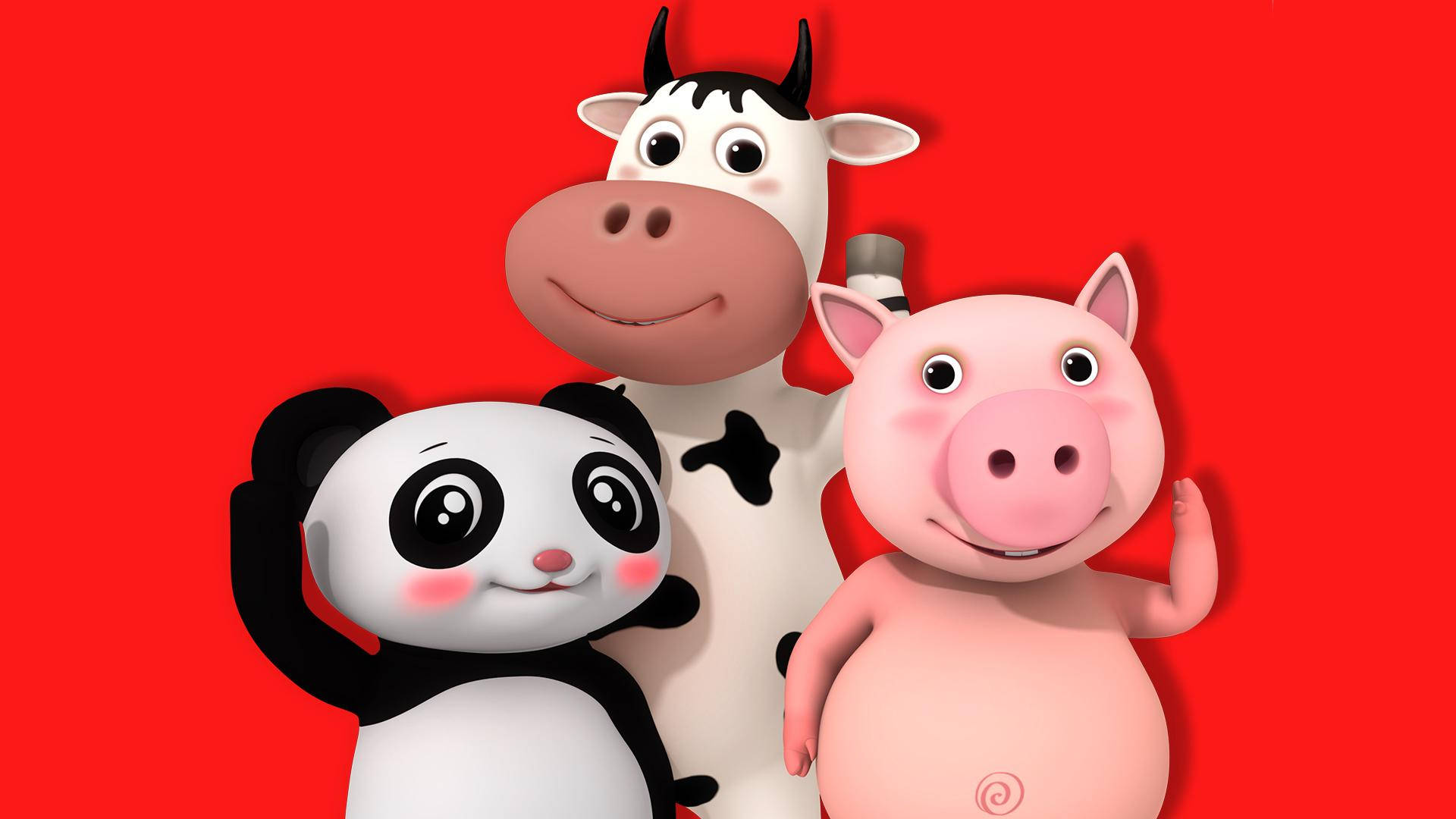 Little Baby Bum Động Vật Dễ Thương Hình nền