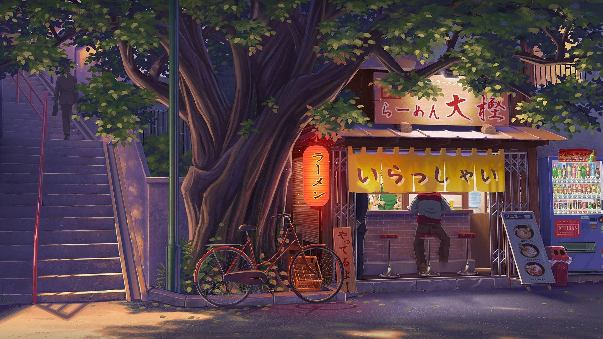 Lofi tiệm mì Pinterest thẩm mỹ Hình nền