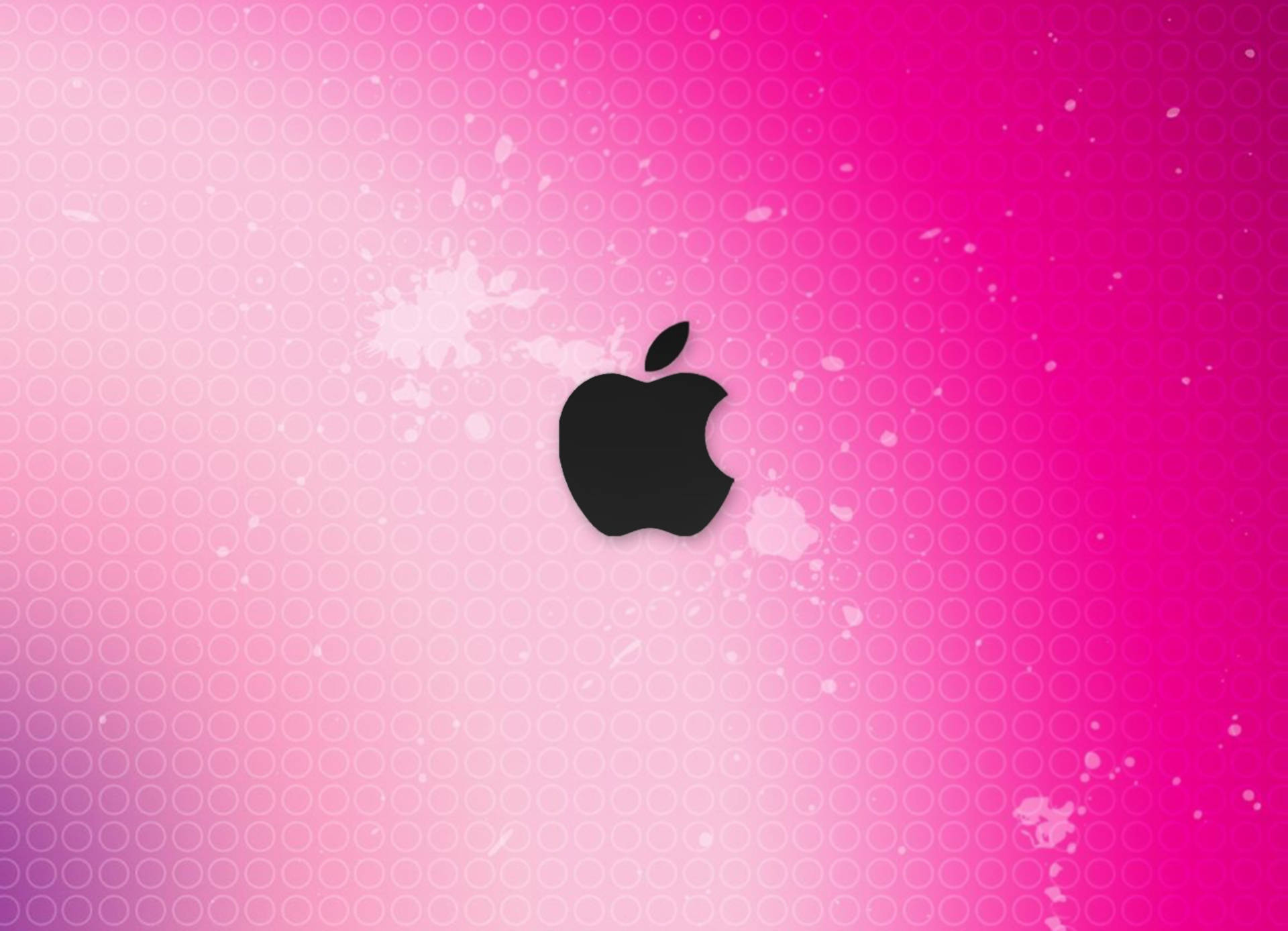 Logo Apple Màu Hồng Dễ Thương Hình nền