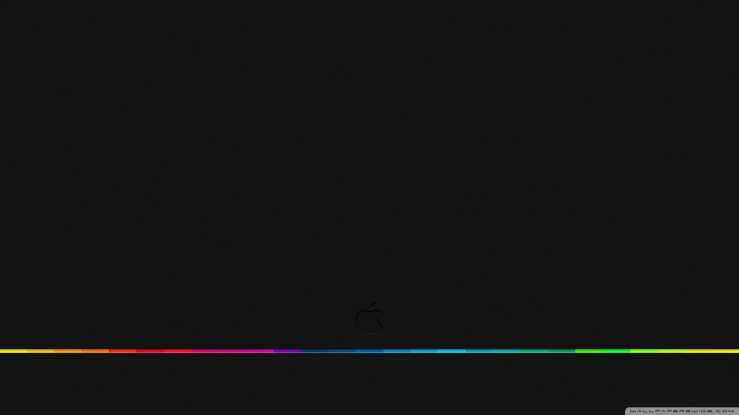 Logo Apple RGB 4K đường kẻ Hình nền