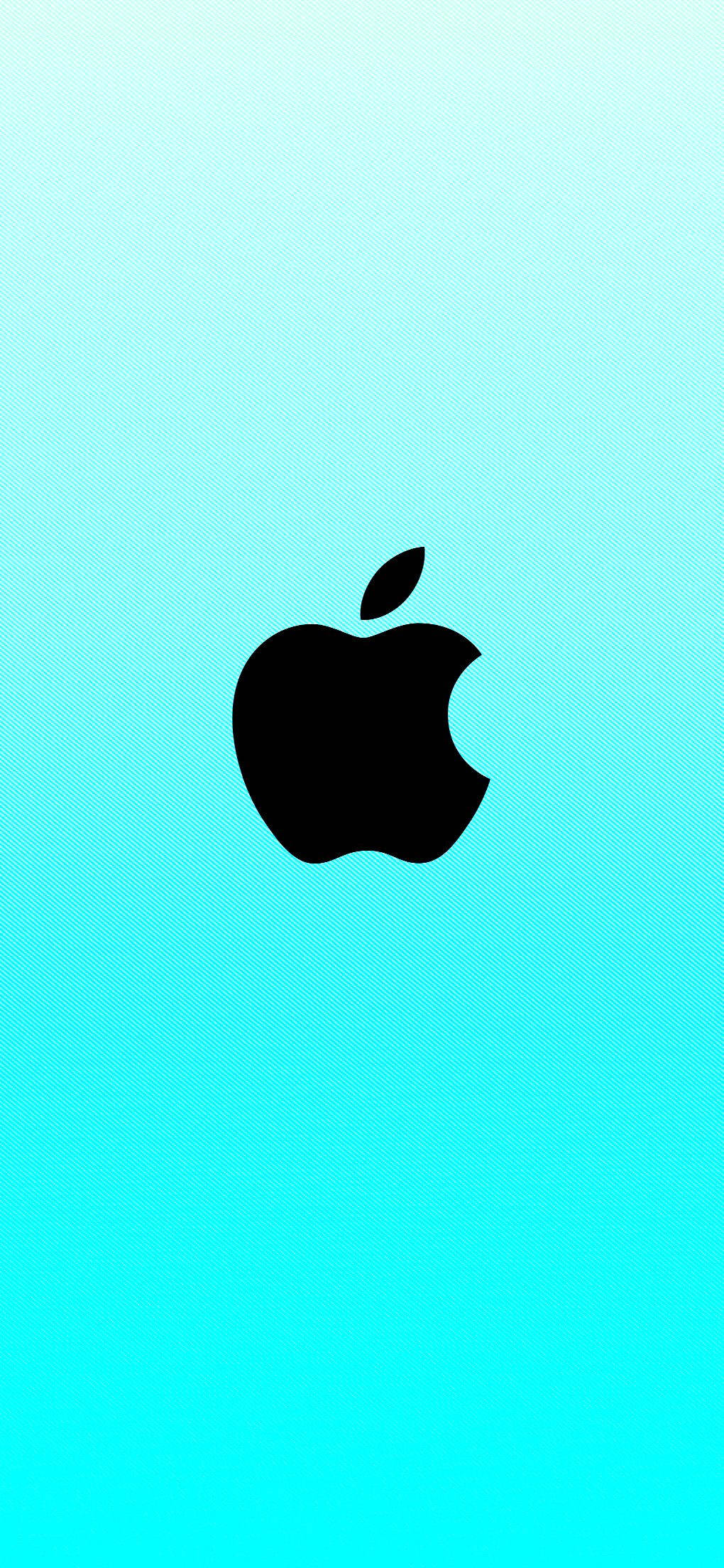 Logo Apple Xanh Lơ Hình nền