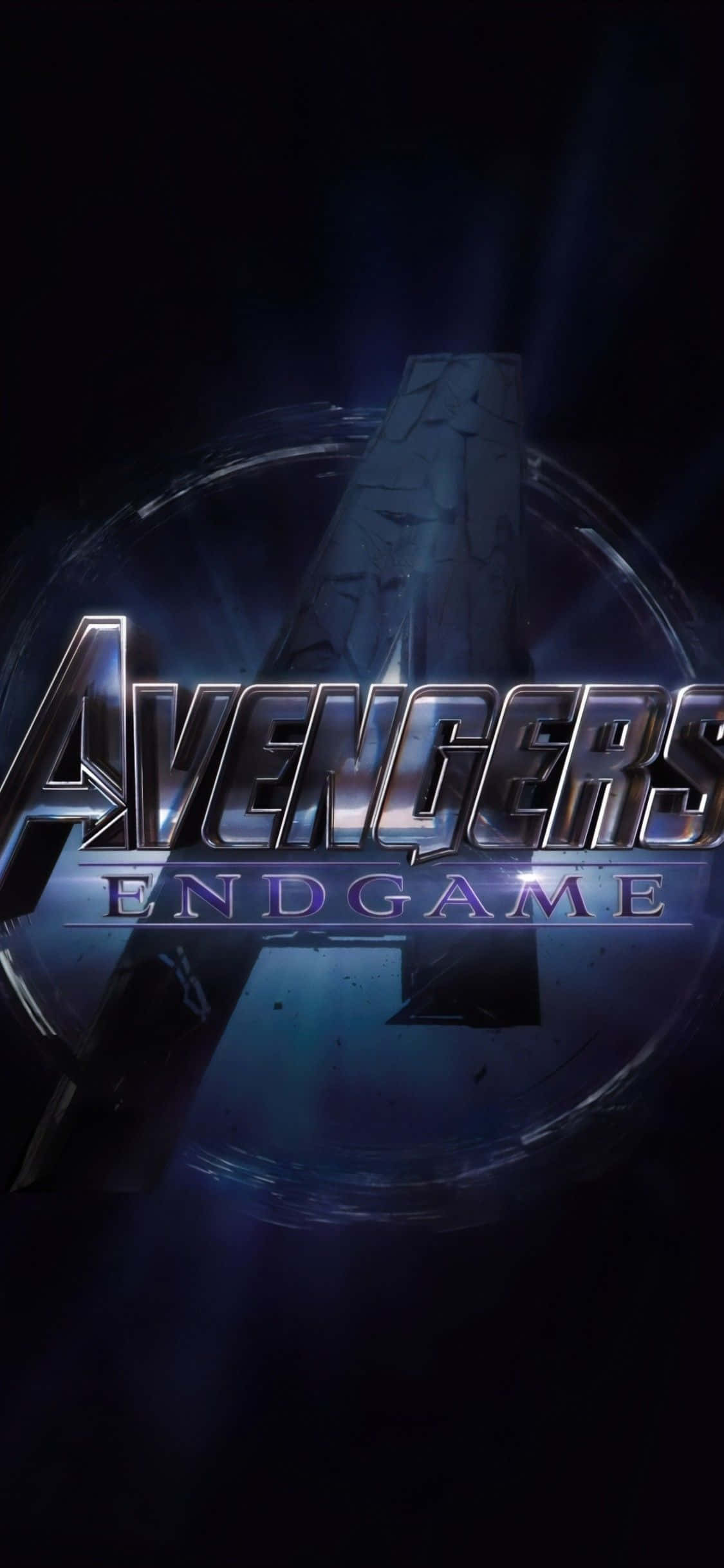 logo avengers endgame trên nền đen Hình nền