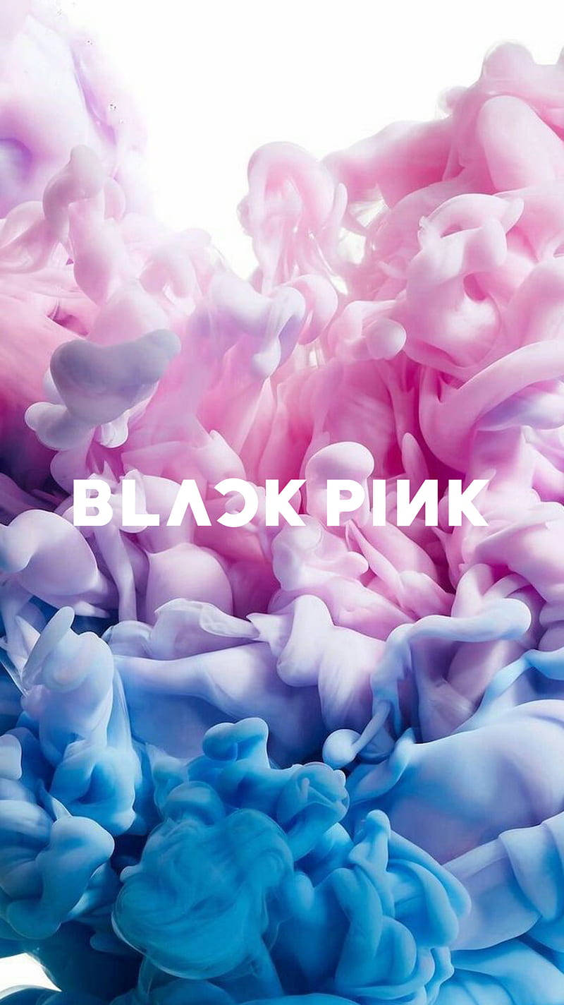 Logo Blackpink Nghệ Thuật Khói Pastel Hình nền