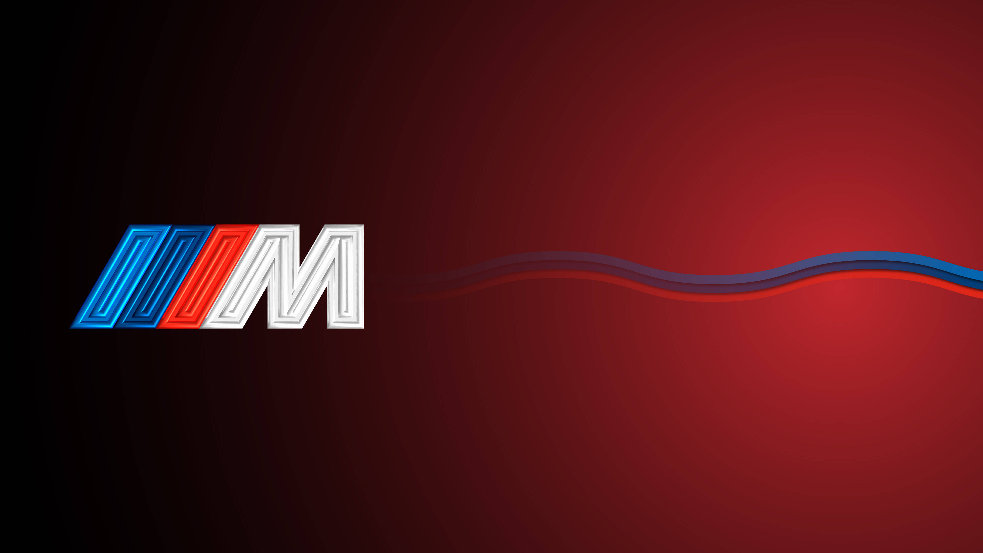 Logo BMW M màu đỏ gradient Hình nền