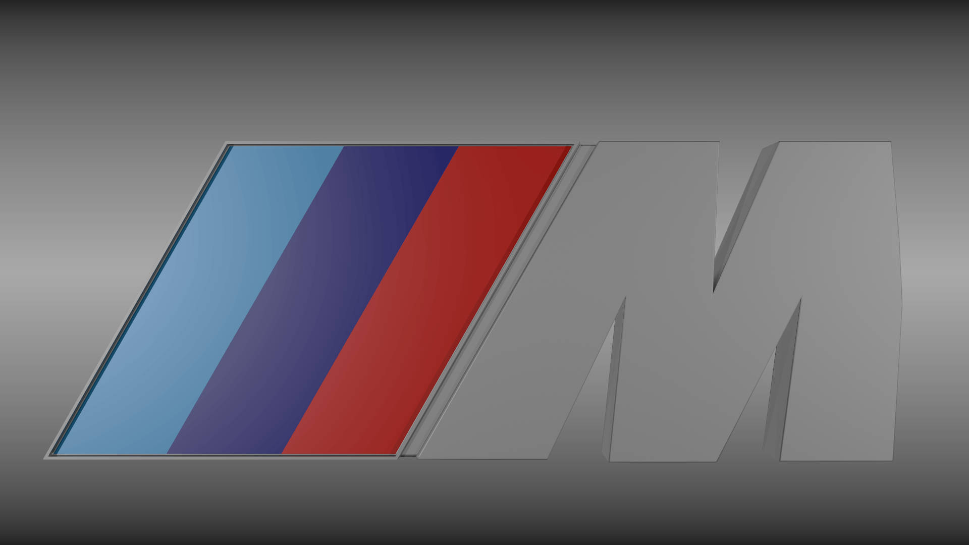 Logo BMW M màu Xám Hình nền