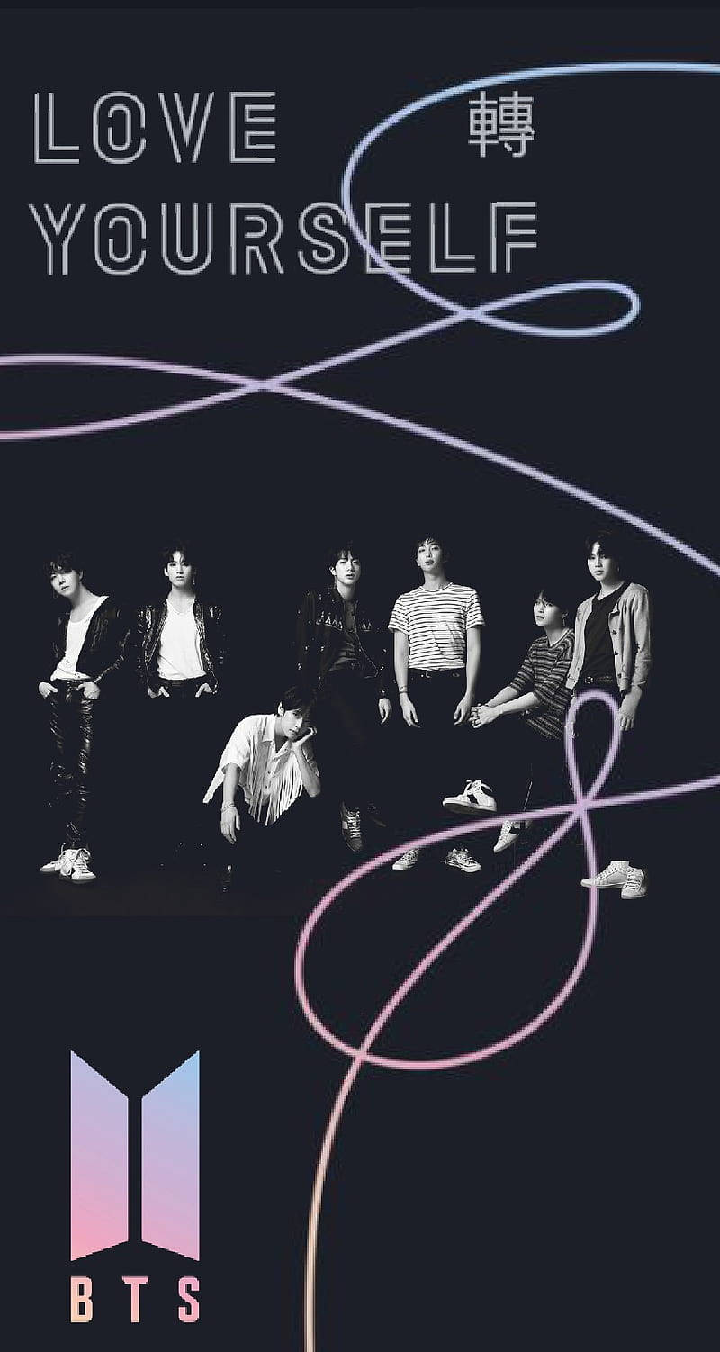 Hình nền Logo BTS Love Yourself