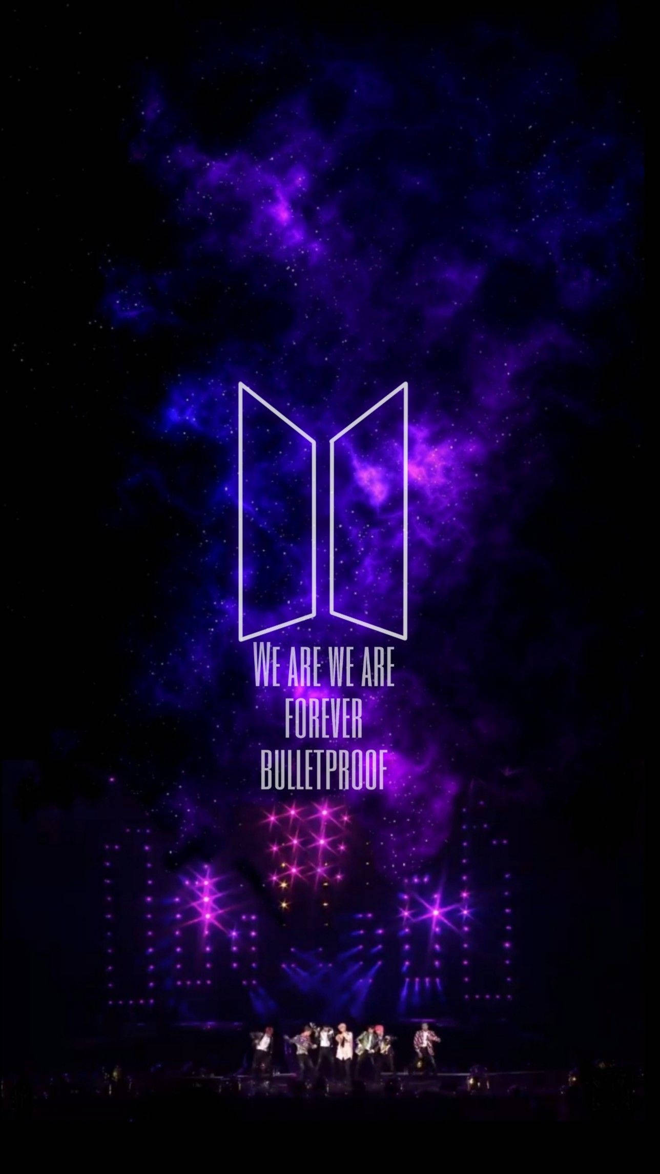 Logo BTS Mãi Mãi Chống Đạn Hình nền