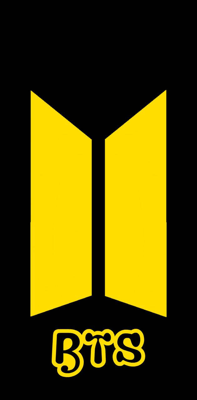 Logo BTS màu vàng Hình nền