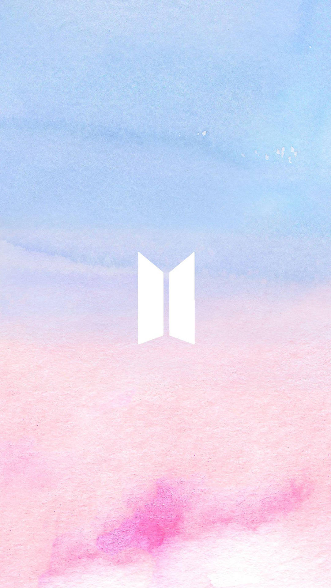 Hình nền logo BTS pastel