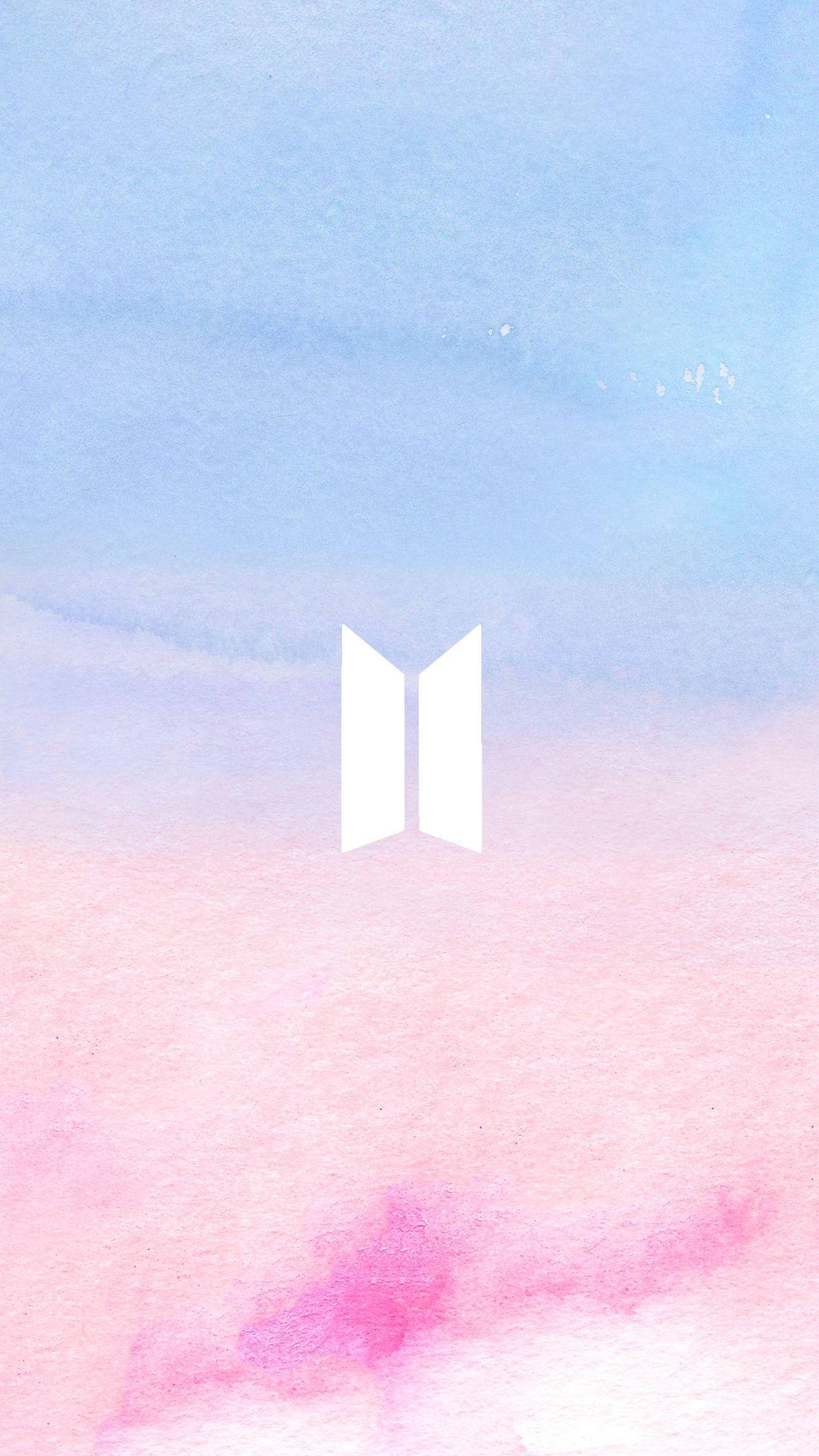Logo BTS phong cách pastel Hình nền