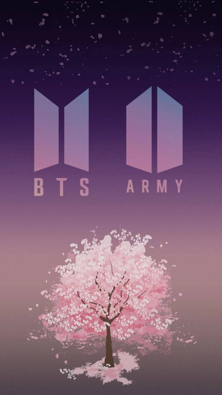 Hình nền logo BTS và ARMY
