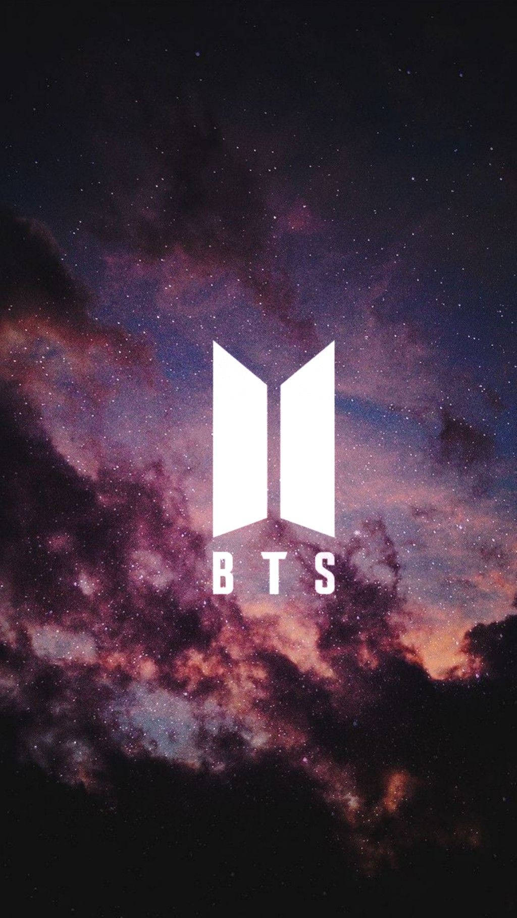Logo BTS Về Đêm Hình nền