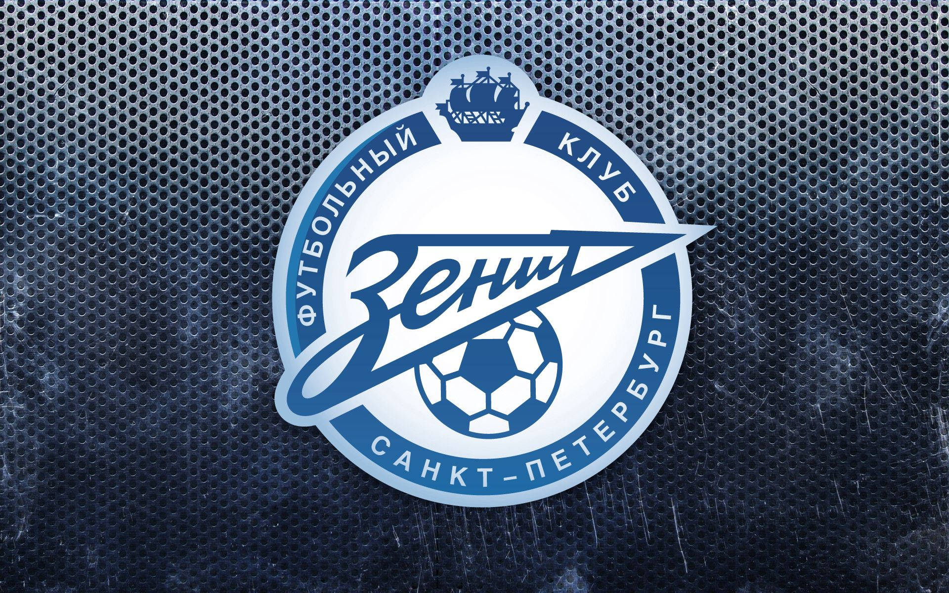 Hình nền máy tính logo Câu lạc bộ bóng đá Zenit Saint Petersburg.