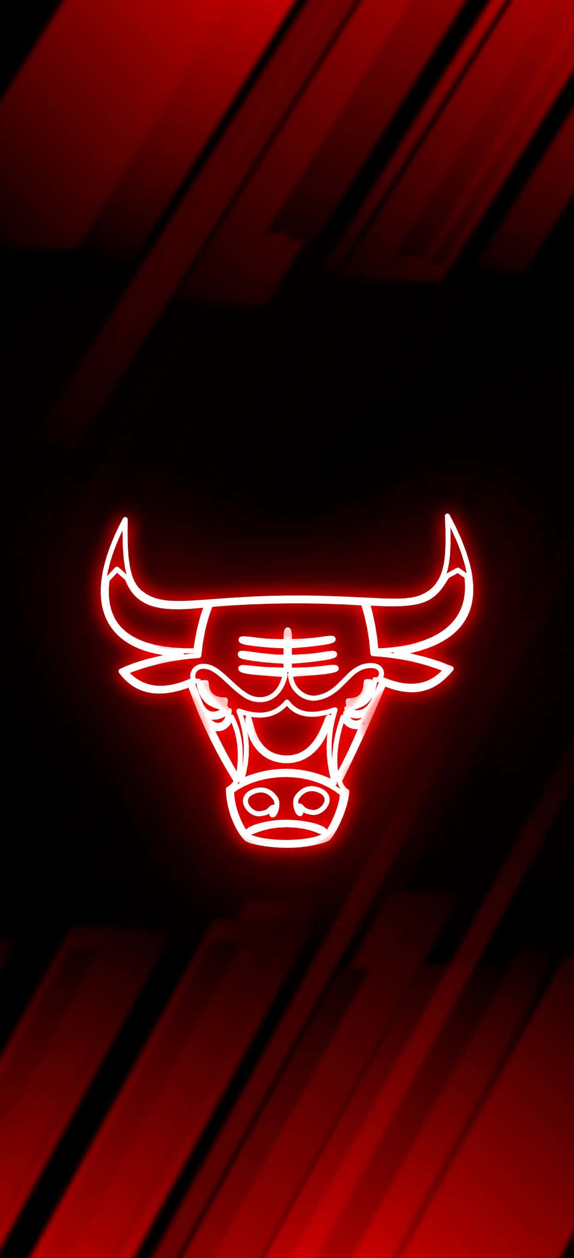 logo Chicago Bulls trên nền đỏ Hình nền