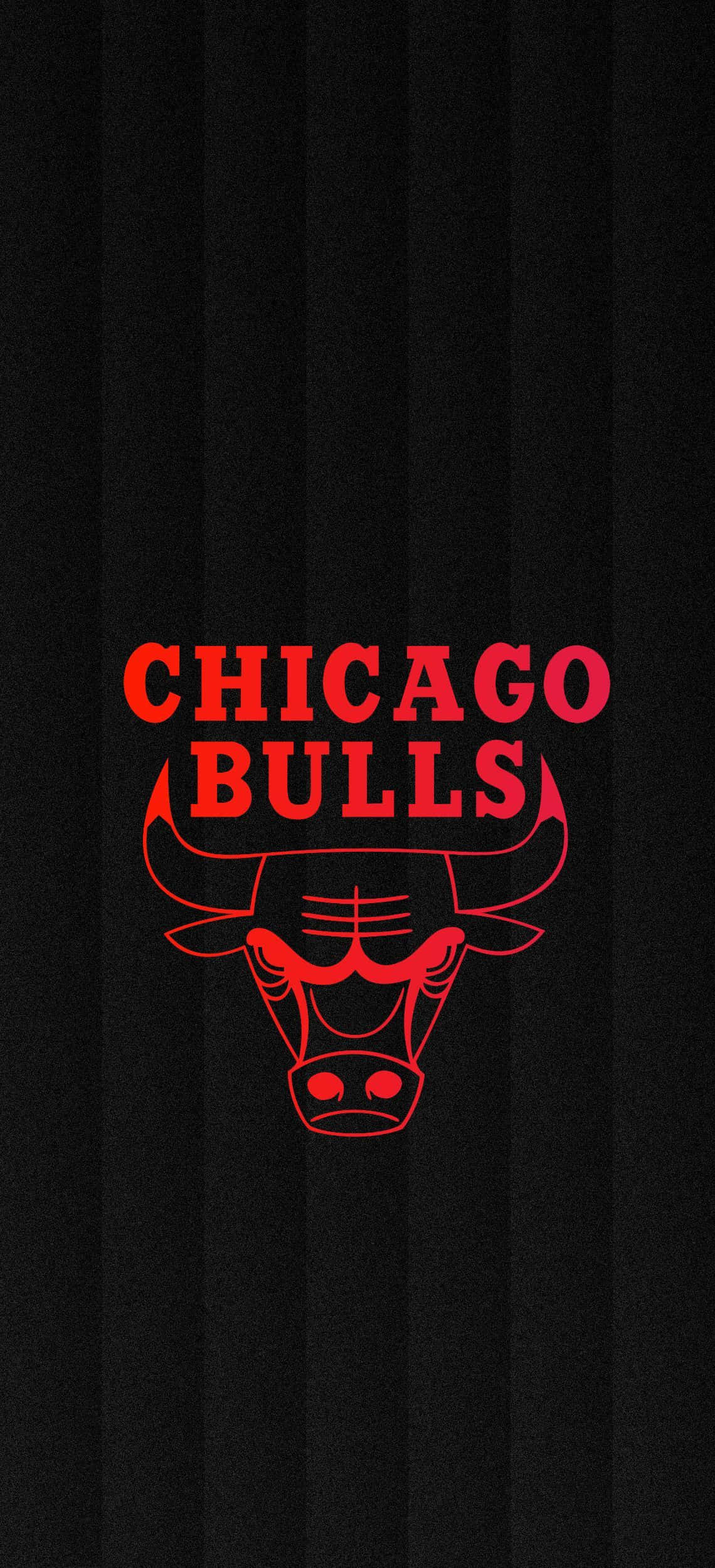 Logo Chicago Bulls Trên Nền Sọc Đen Điện thoại Hình nền
