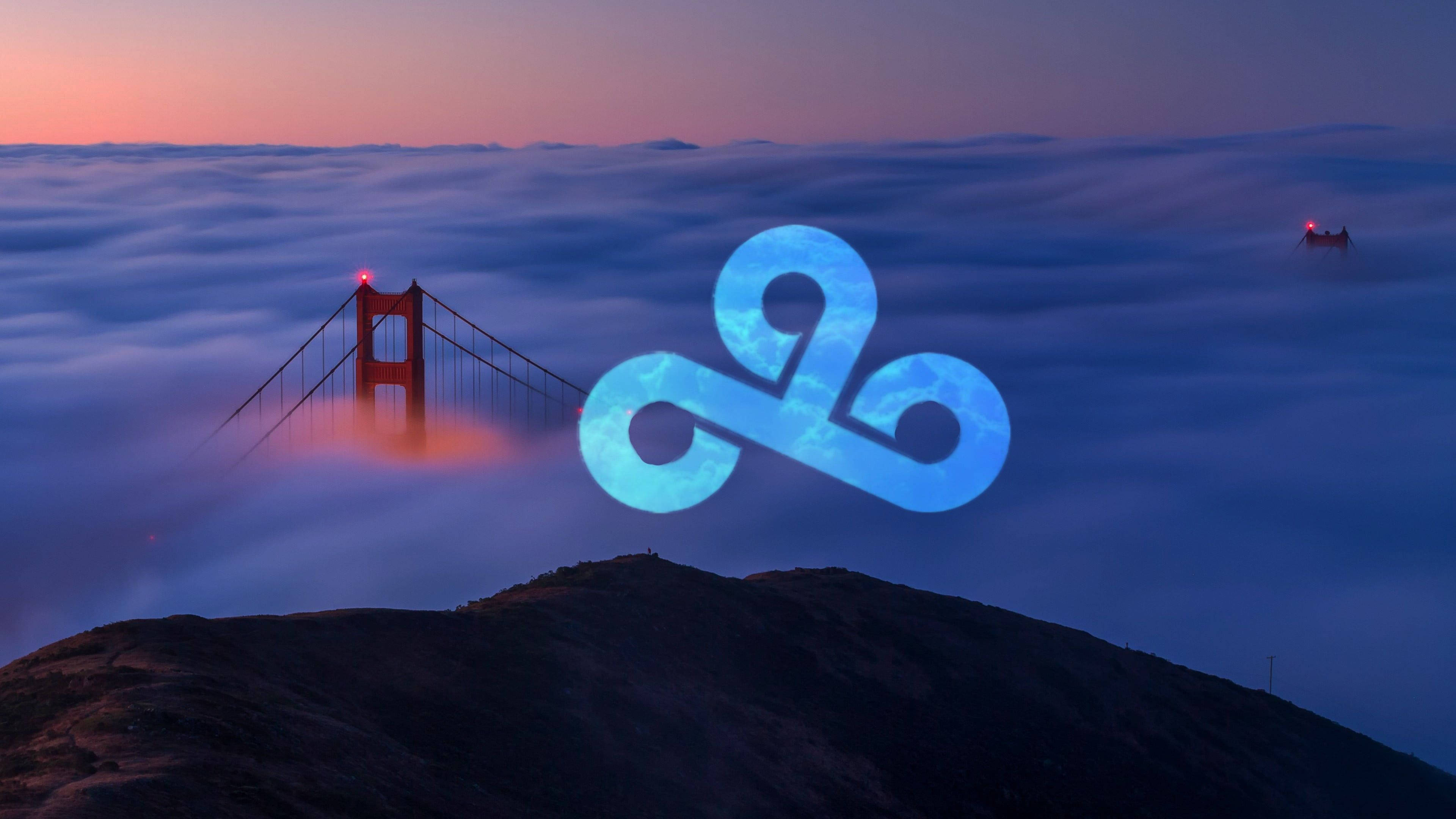 Logo Cloud9 Cầu Cổng Vàng Mây Hình nền