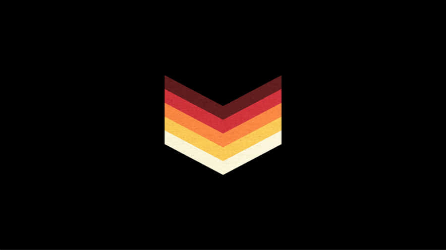 Logo có hình chữ V trên nền đen Hình nền