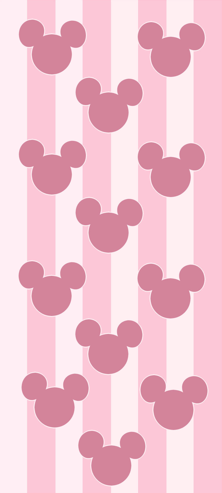 Logo Disney màu hồng - Minnie Mouse Hình nền