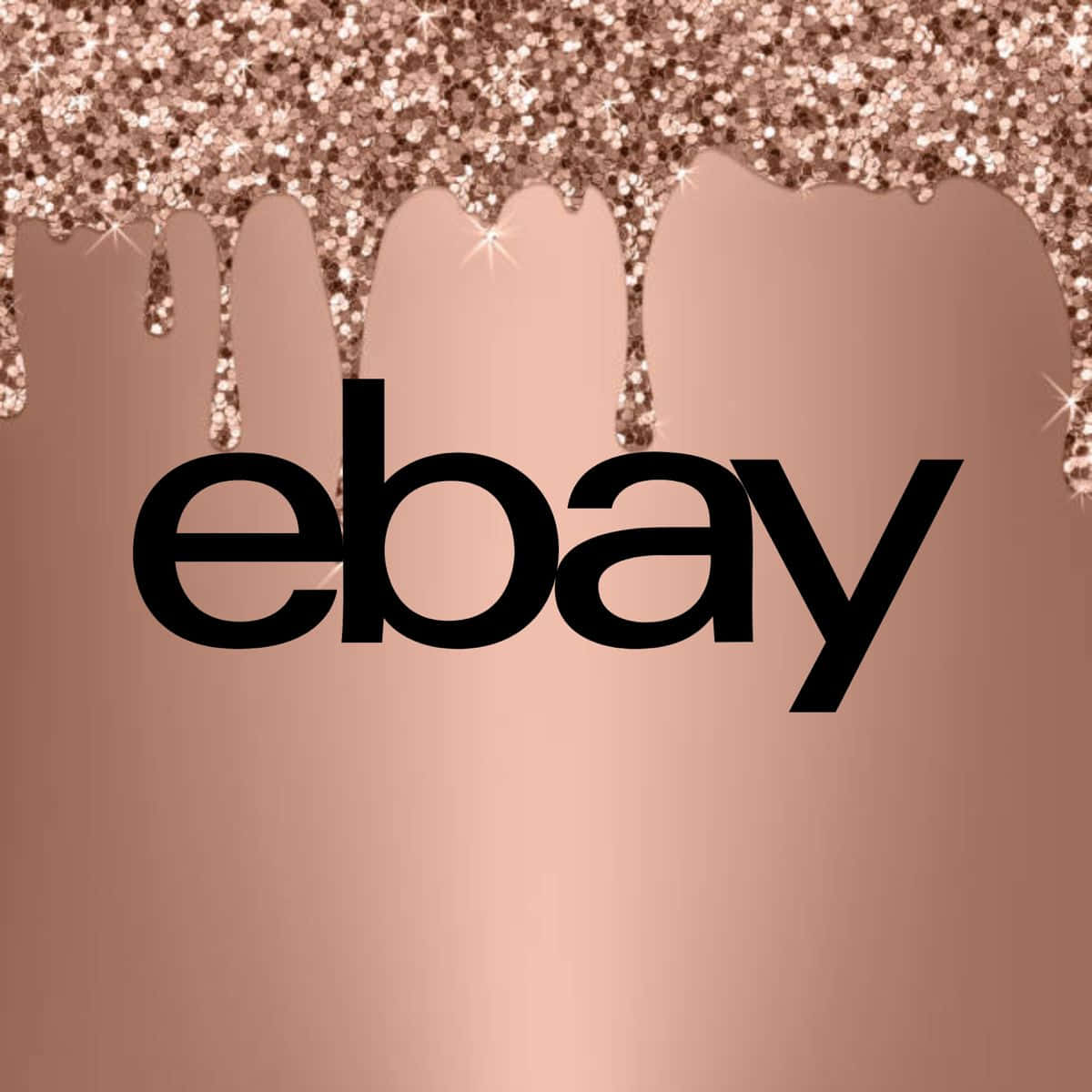 Logo eBay UK Màu Hồng Vàng Hình nền