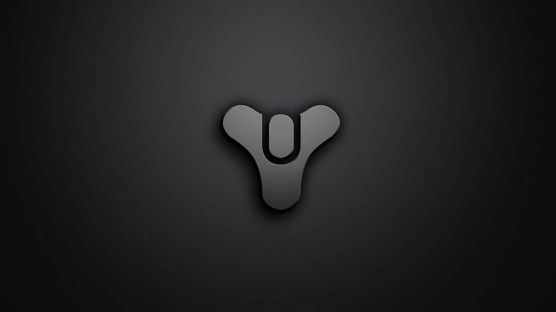 Hình nền Logo game hình chữ Y màu đen
