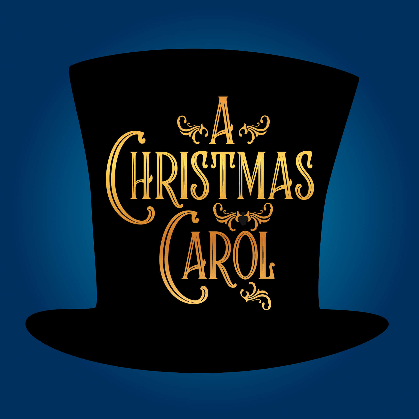 logo Giáng Sinh Carol với mũ chóp Hình nền