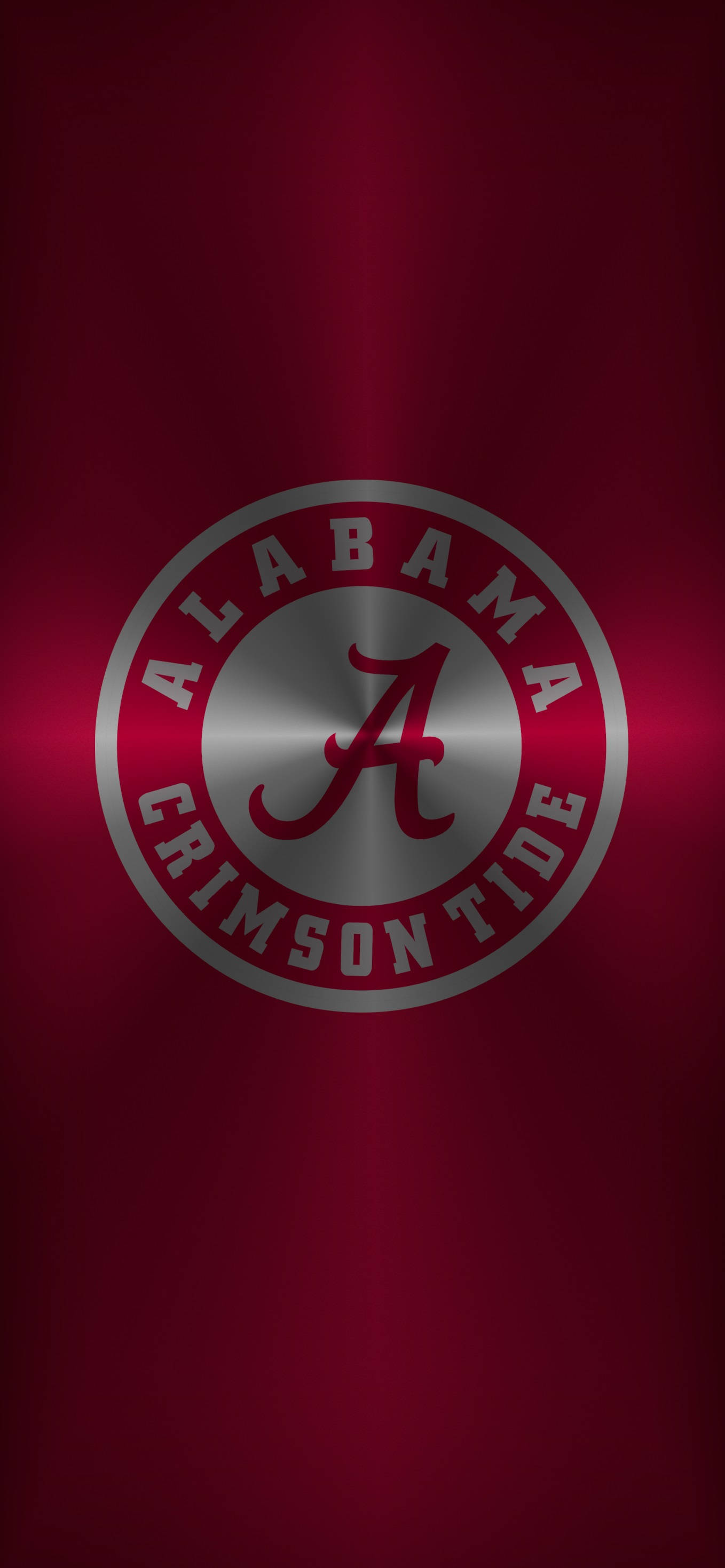 Logo kim loại Alabama Crimson Tide Hình nền